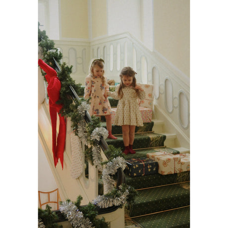 Konges Sløjd Verona Blues Cianna Ls Bow Dress Gots