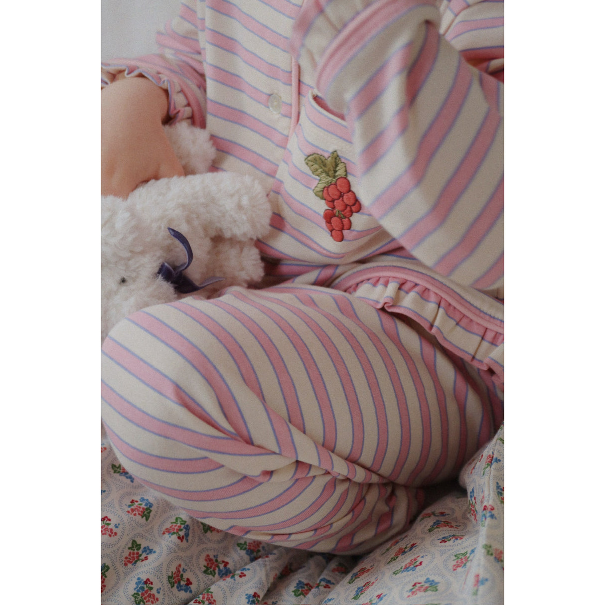 Konges Sløjd Lolly Stripe Pio Frill Set Gots