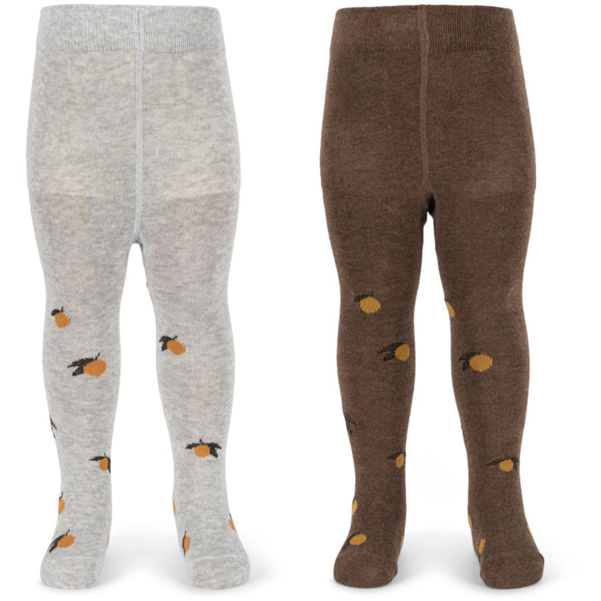 Konges Sløjd Lemon 2 Pack Jaquard Tights Lemon