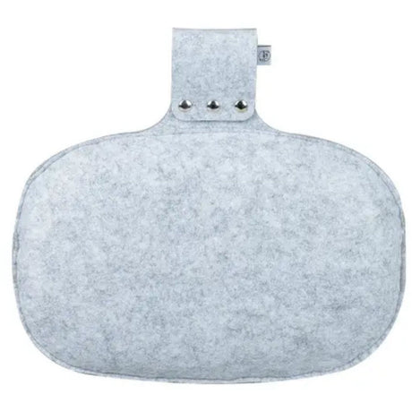 Curve Lab Light Grey Felt Pillow