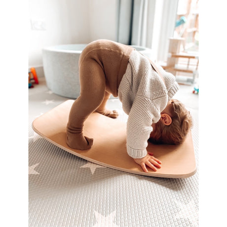 Curve Lab Light Grey Little Arc Small Balance Board Felt