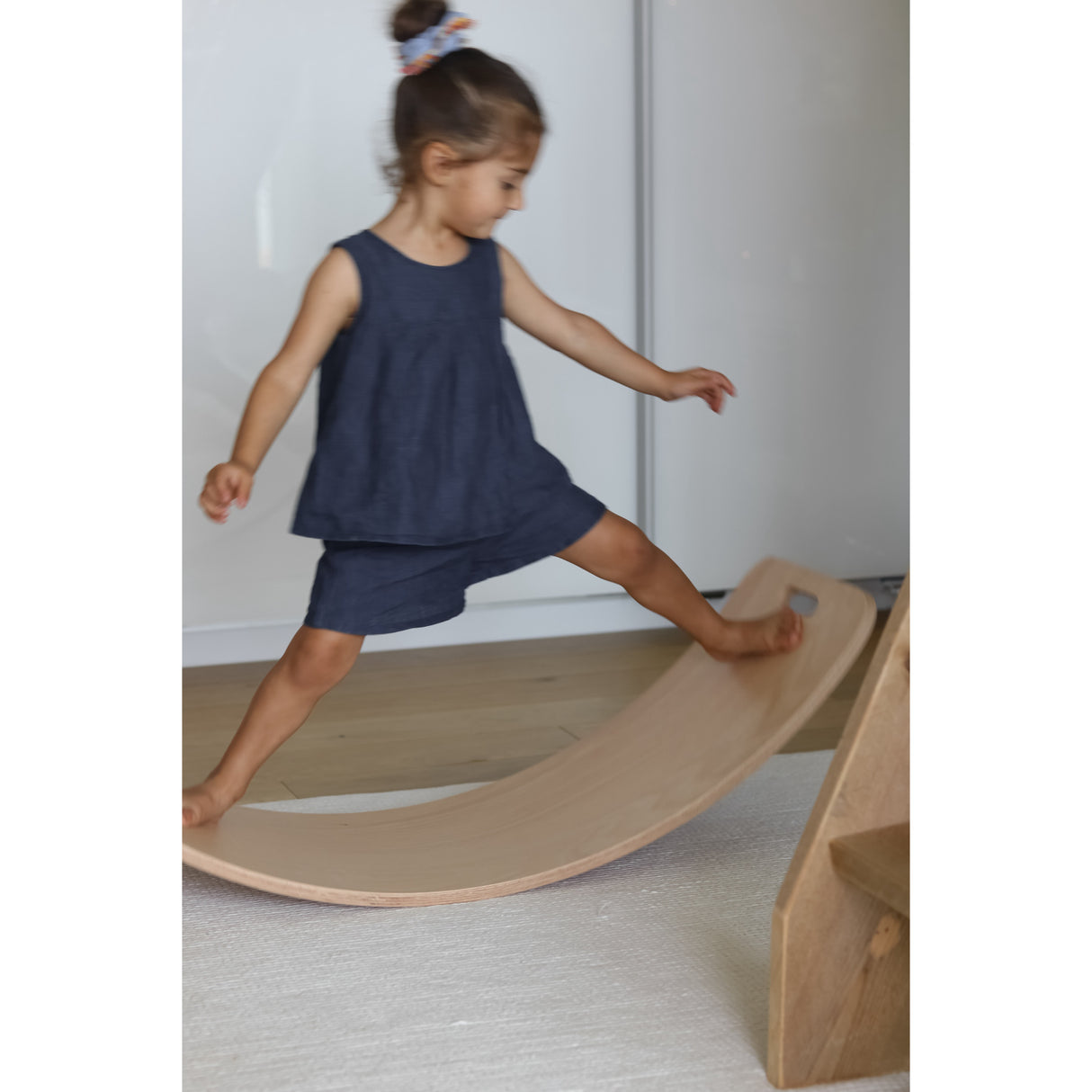 Curve Lab Natural Rocking Stool & Perfect Arc Balance Board