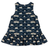Konges Sløjd x Luksusbaby Swan Fen Dress Gots
