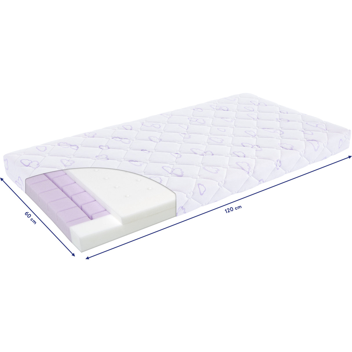 Träumeland White Mattress Air Flow Premium
