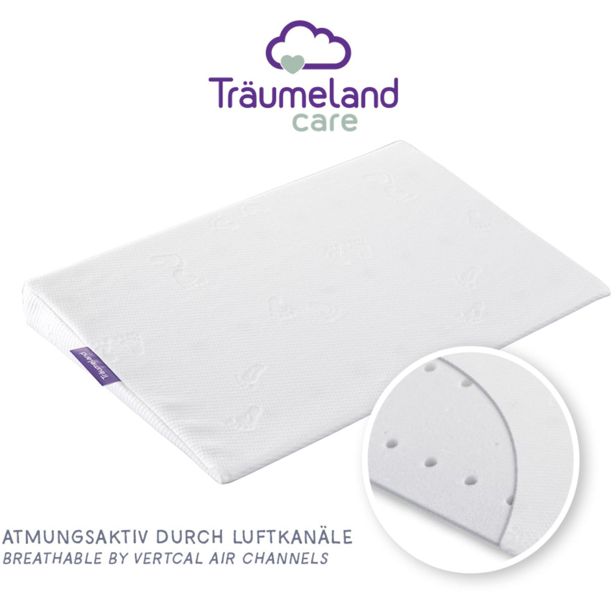 Träumeland White Wedge-Cushion Maxi (From 6 To 18 Months)