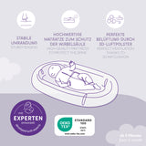 Träumeland Green Baby Nest Home Air Green Melange