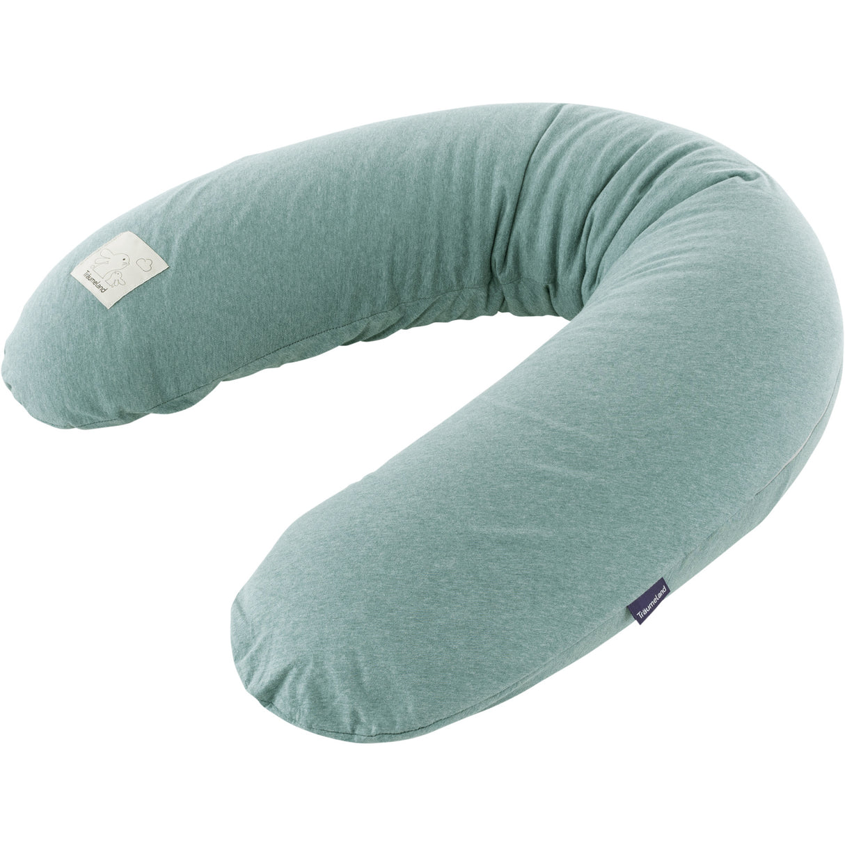 Träumeland Green Elastic Nursing Pillow Green Melange