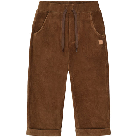 Hust & Claire Brown Stone Garry Ottoman