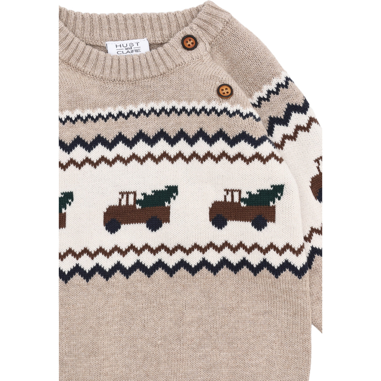 Hust & Claire Beige Melange Perry Truck