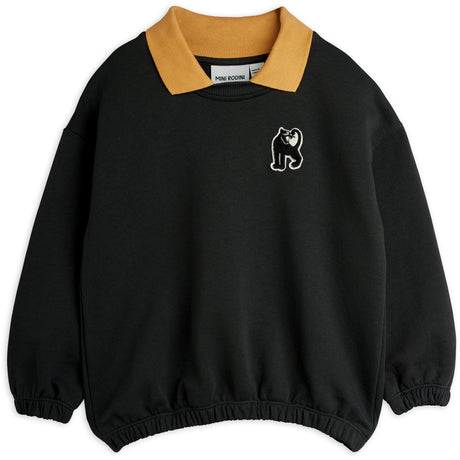 Mini Rodini Black Panther Patch Collar Sweatshirt