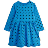 Mini Rodini Blue Polka Dots AOP Ls Dress