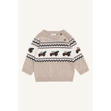 Hust & Claire Beige Melange Perry Truck