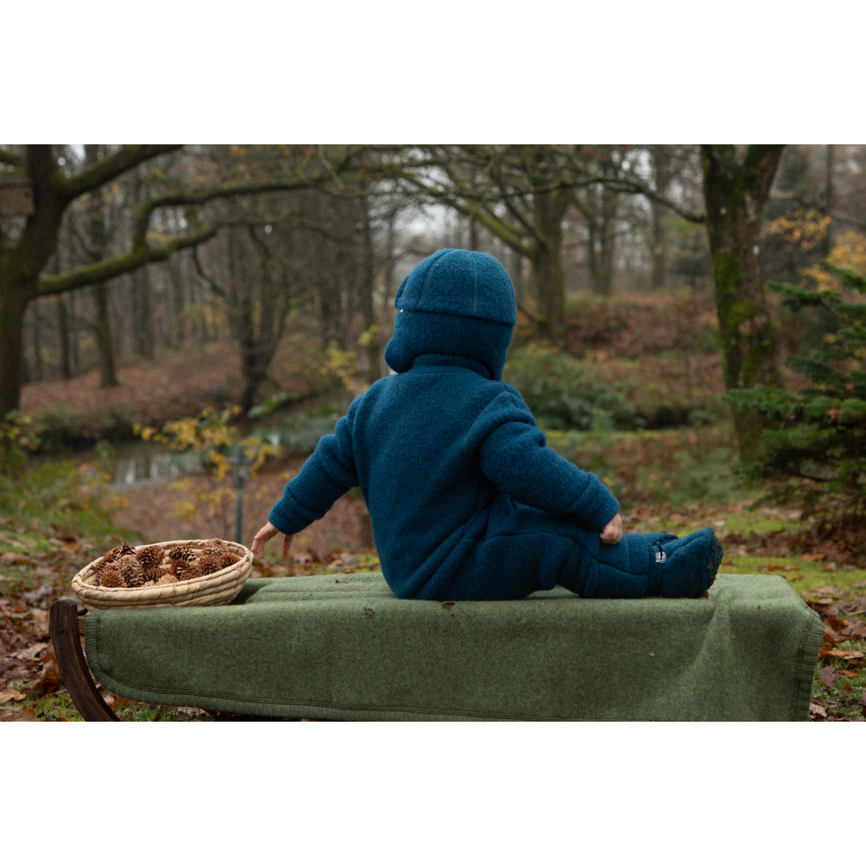 Joha Dark Turquoise Onesie 2-I-1