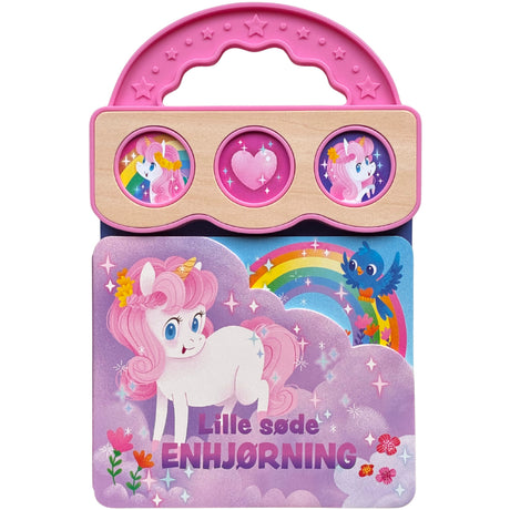 Forlaget Tukan Papbog With Håndtag: Lille Søde Enhjørning