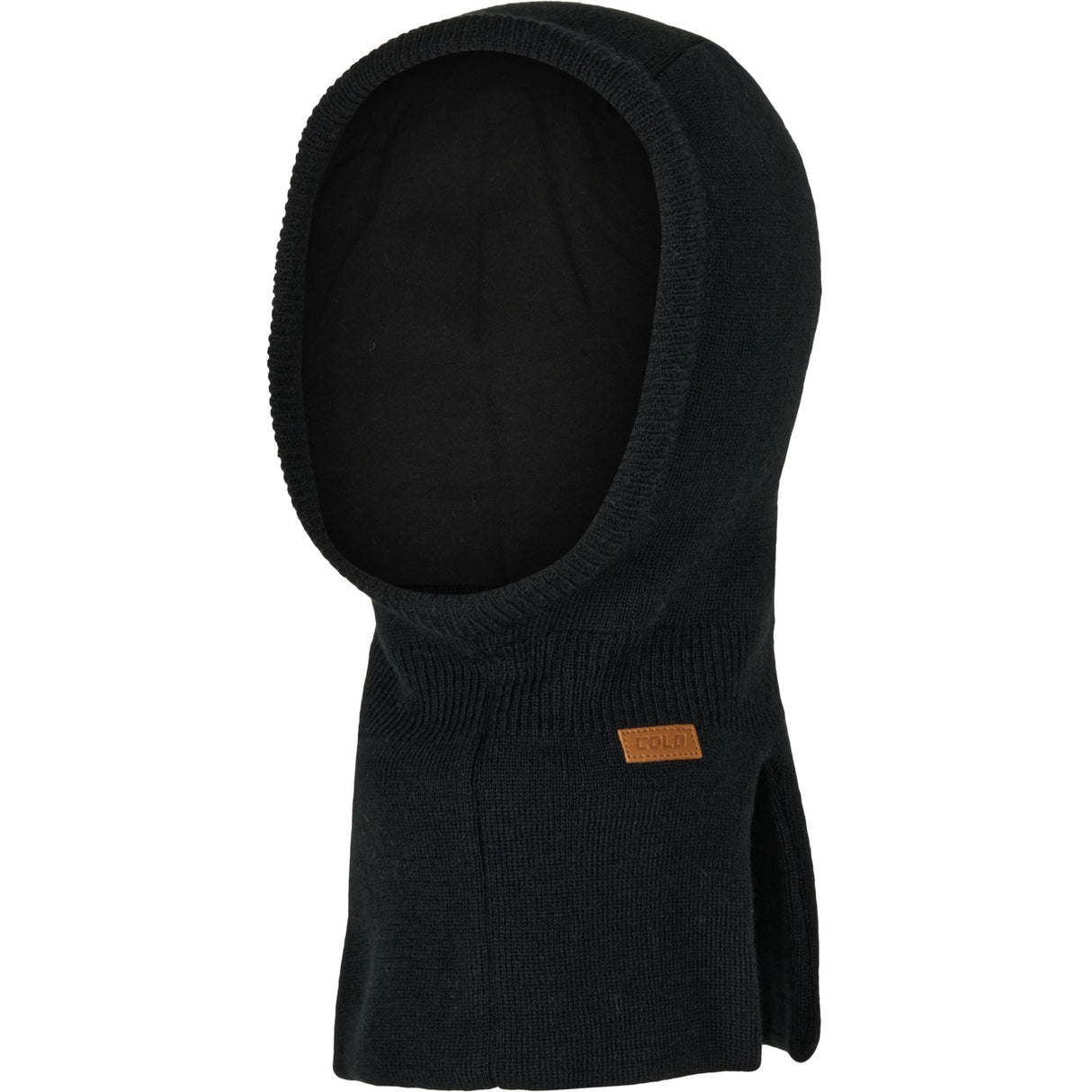 Cold Black Wool Basic Balaclava