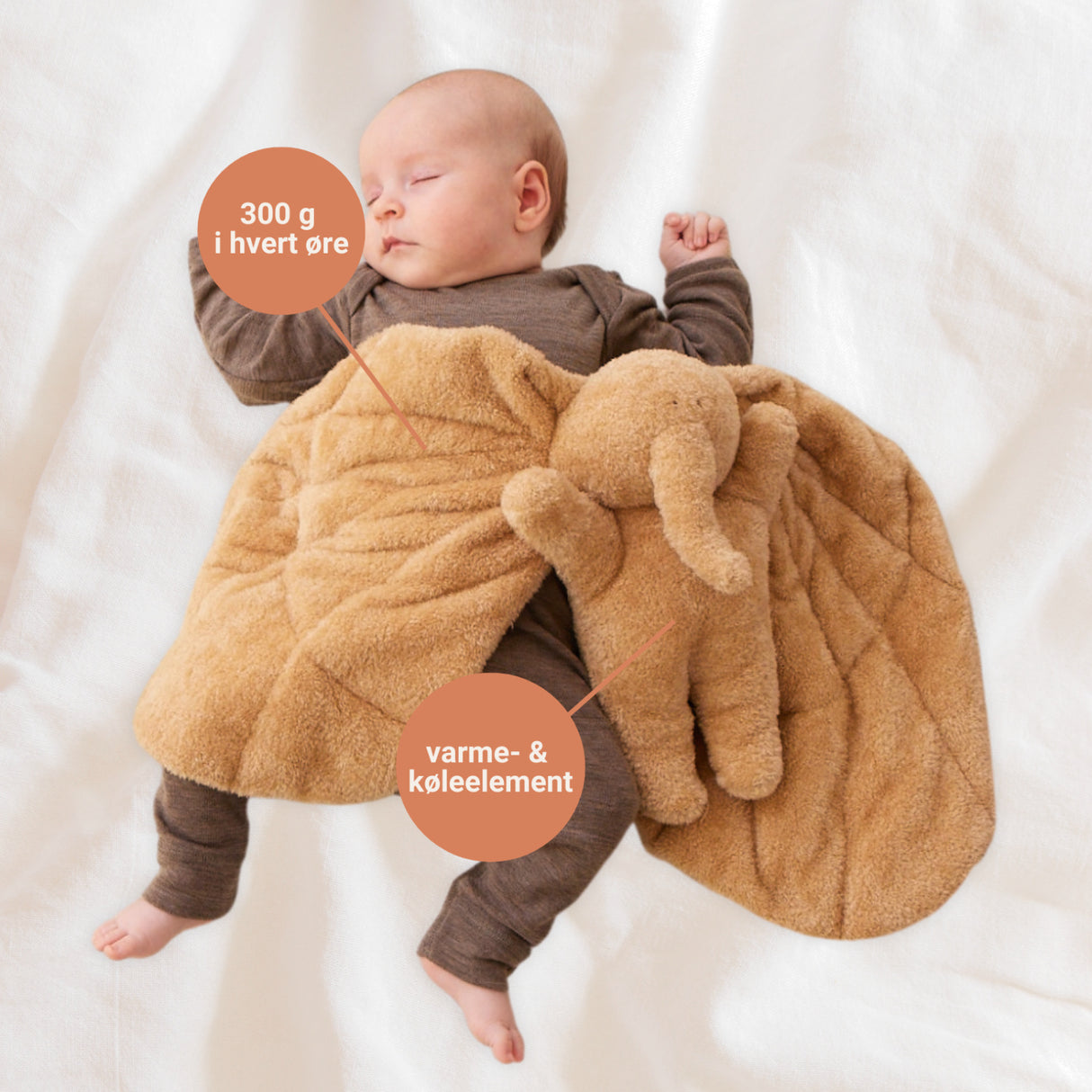 MEMBANTU Grey Warm & Weight Plush Magma01