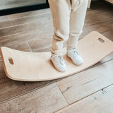 Curve Lab Light Grey Major Arc Balance Board Felt