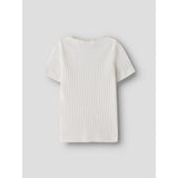 Lil'Atelier Coconut Milk Nmfhaldis Ss Slim Top Lil