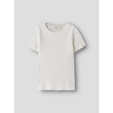 Lil'Atelier Coconut Milk Nmfhaldis Ss Slim Top Lil