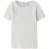 Lil'Atelier Coconut Milk Nmfhaldis Ss Slim Top Lil