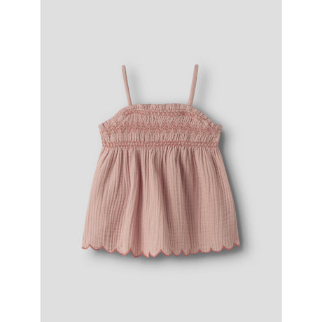 Lil'Atelier Rose Tan Nmfhiba Strap Top Lil