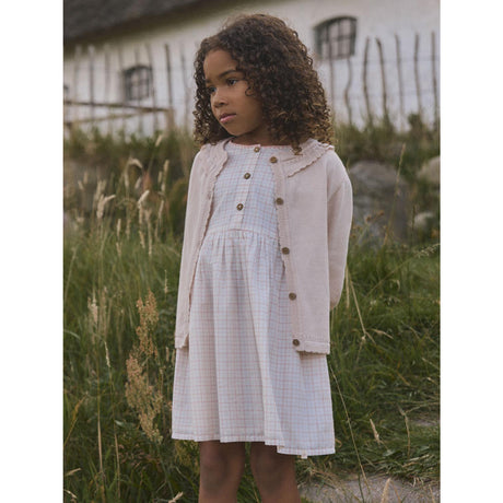 Lil'Atelier Coconut Milk Rose Tan Nmfhedda Sl Dress Lil