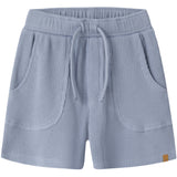 Lil'Atelier Dusty Blue Nmmharun Loose Sweat Shorts Lil