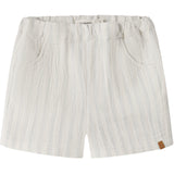 Lil'Atelier Coconut Milk Dusty Blue Nmmhagi Loose Shorts Lil