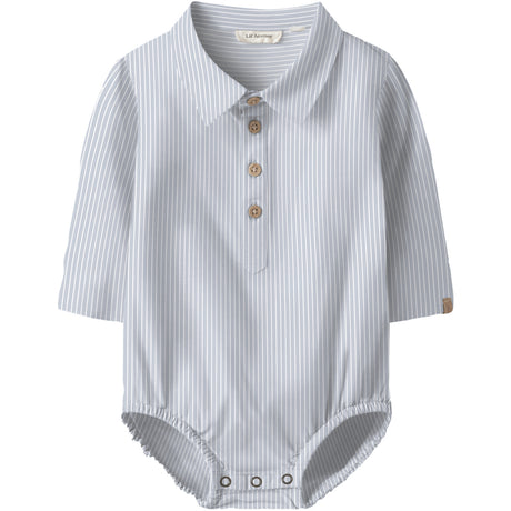 Lil'Atelier Gray Dawn Nbmjesper Ls Body Shirt Lil