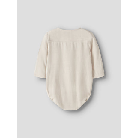 Lil'Atelier Coconut Milk Nbmfreddie Ls Loose Body Shirt Lil