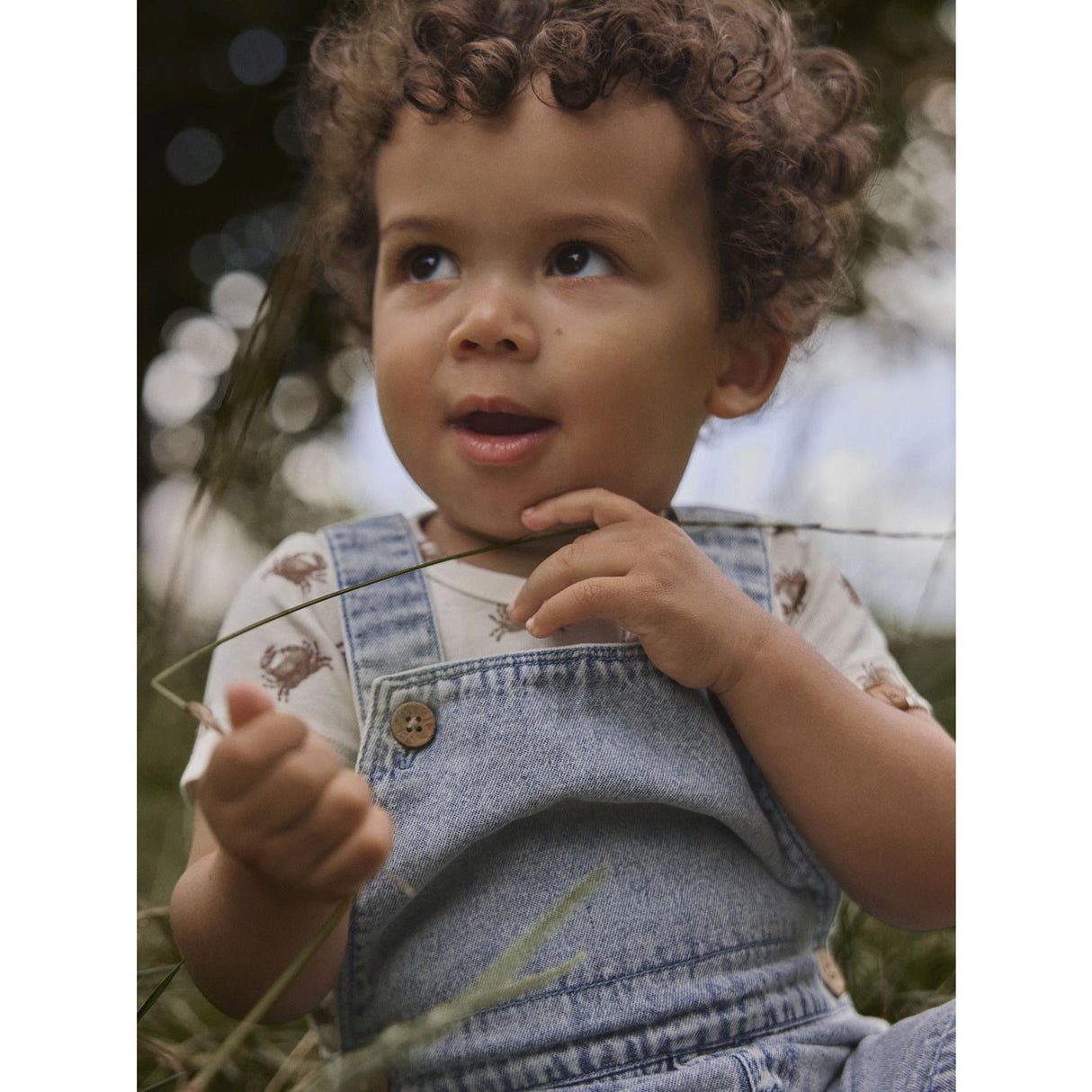 Lil'Atelier Medium Blue Denim Nbmfunda Loose Shortall 5552-Fd Lil