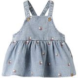 Lil'Atelier Medium Blue Denim Emb Nbffunda Dnm Emb Skirtall 2106-Fd Lil