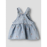 Lil'Atelier Medium Blue Denim Emb Nbffunda Dnm Emb Skirtall 2106-Fd Lil