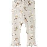 Lil'Atelier Coconut Milk Flower Nbfgayo Ska Slim Leggings Lil