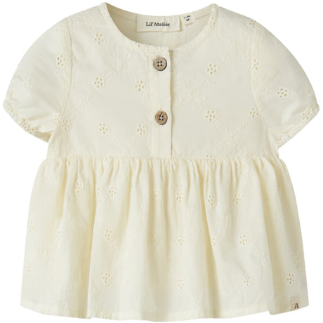 Lil'Atelier Coconut Milk Nbfhosa Ss Loose Shirt Lil