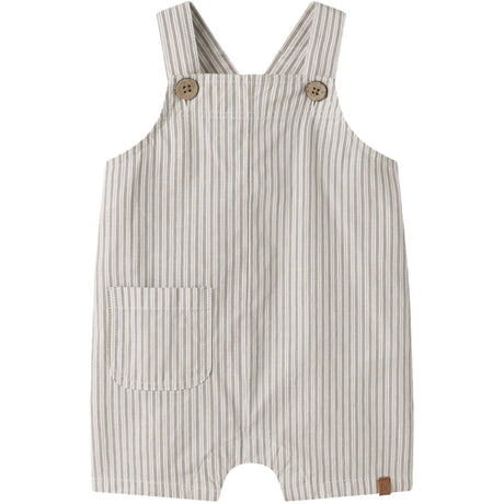 Lil'Atelier Coconut Milk Coca Mocha Nbmhelo Loose Short Overall Lil