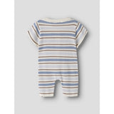 Lil'Atelier Coconut Milk Dusty Blue Nbmhito Ss Knit Suit Lil