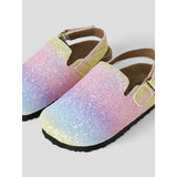 Name It Cradle Pink Rainbow Nmnavery Mules