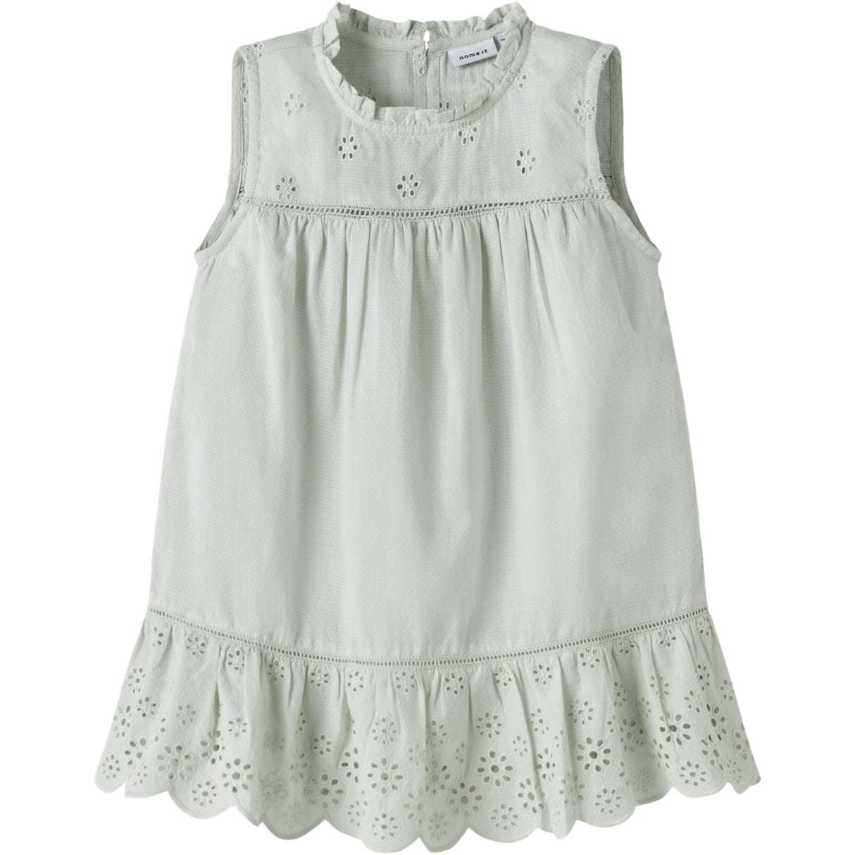 Name It Pale Aqua Nmfhalcyon Sl Dress