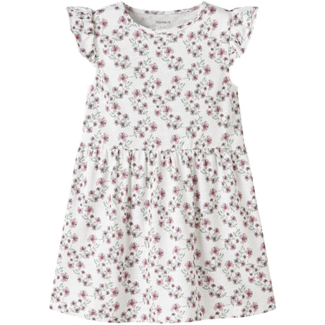 Name It Bright White Nmfhailedo Cap Sl Dress