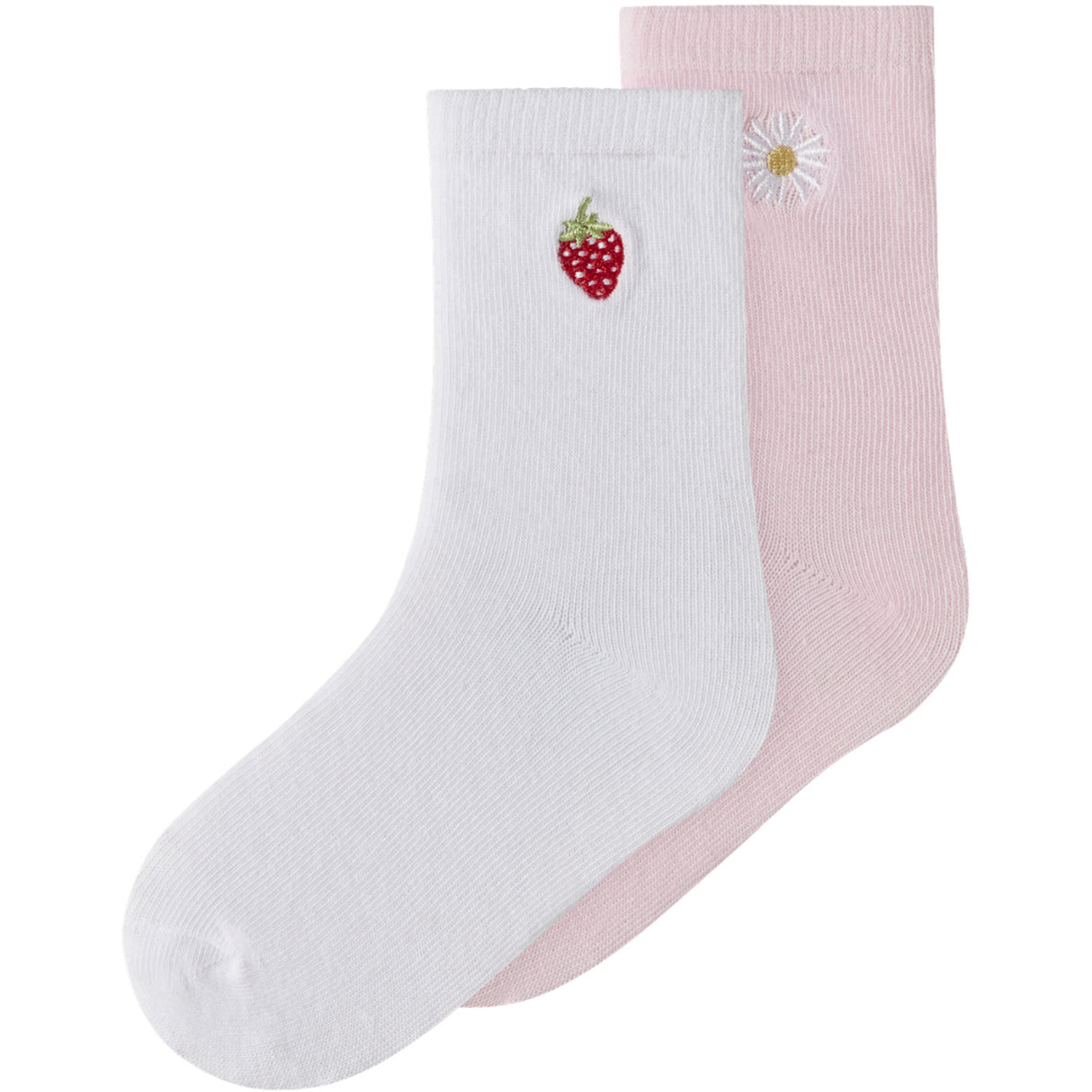 Name It Cradle Pink Bright White Nmfjuliso 2P Socks