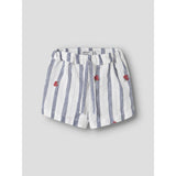 Name It Purple Impression Nmfjelena Shorts