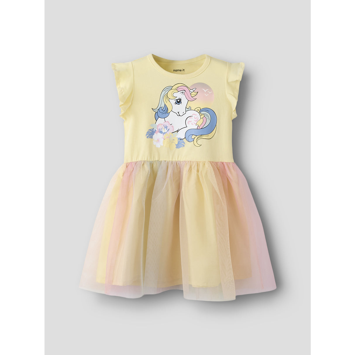 Name It Double Cream Nmfadaja Mlp Ss Tulle Dress Cplg