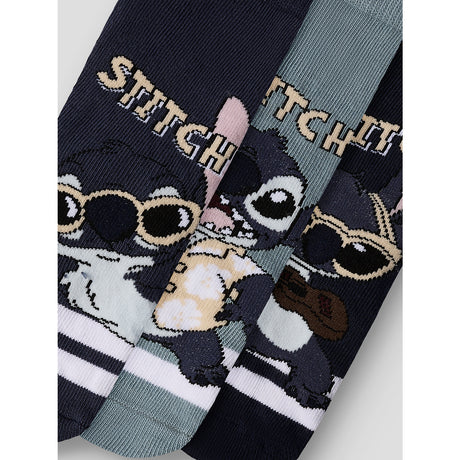 Name It Navy Blazer Nmmarlos Stitch 3P Socks Wdi