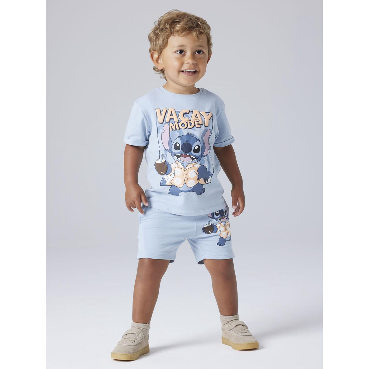 Name It Blue Fog Nmmantonio Stitch Ss Nreg Top Wdi