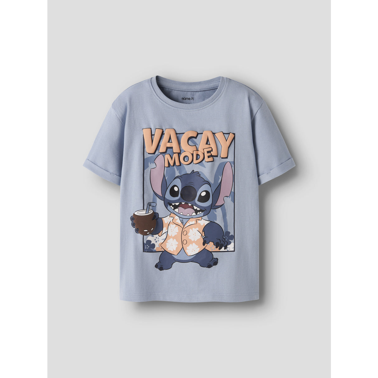 Name It Blue Fog Nmmantonio Stitch Ss Nreg Top Wdi