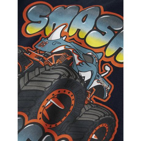 Name It Navy Blazer Nmmmore Hotwheels Ss Nreg Top Box Sky