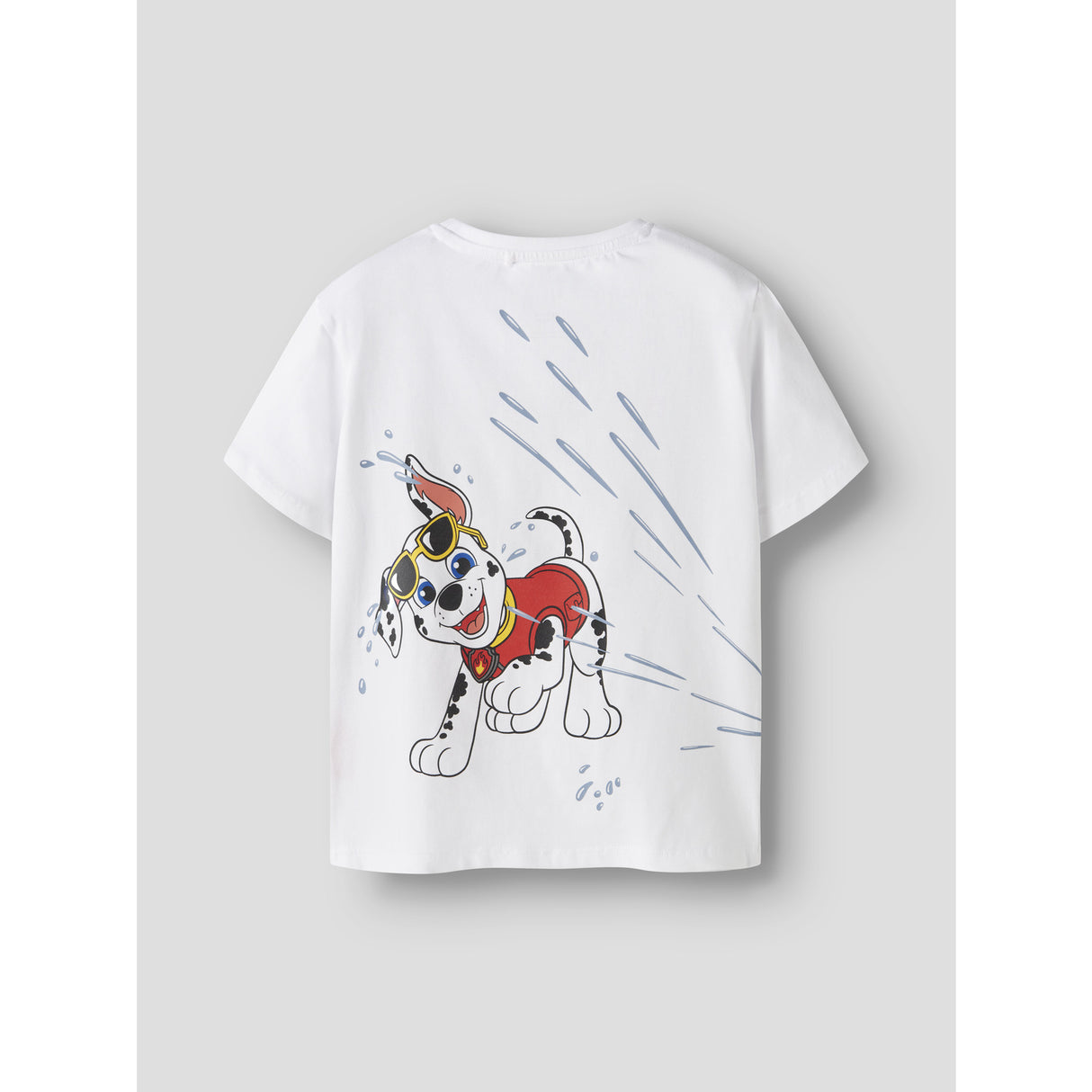 Name It Bright White Nmmmacas Paw Ss Nreg Top Cplg