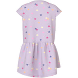 Name It Lavender Fog Colorful Hearts Nmfvigga Capsl Dress F1 Noos