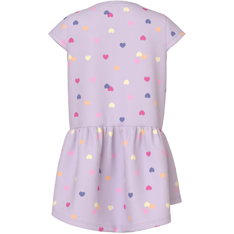 Name It Lavender Fog Colorful Hearts Nmfvigga Capsl Dress F1 Noos